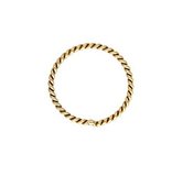 14k Gold Filled Ring 10mm round 2 pack-findings-Beadthemup