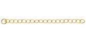 14k Gold Filled Extension Chain 50mm 2 pack-findings-Beadthemup