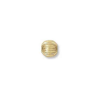 14k Gold Filled Round Corrugated 10mm