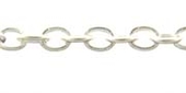 Sterling Silver AT Chain Cable 2.35x1.86mm link 50 cm-findings-Beadthemup