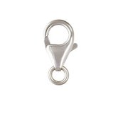 Sterling Silver Clasp Lobster 8.5x15mm 1 pack-findings-Beadthemup