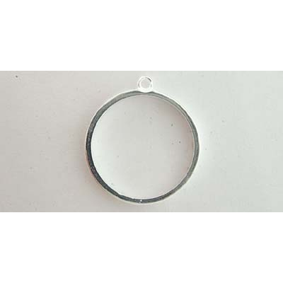 Sterling Silver Ring 1 loop size "O"