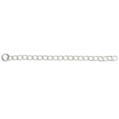 Sterling Silver 5cm extension chain 4 pack