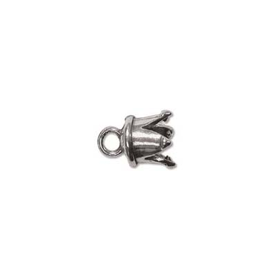 Sterling Silver Clasp Cord end for 4mm 12x7mm 2