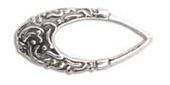 Sterling Silver Bead Frame for 8mm bead-findings-Beadthemup