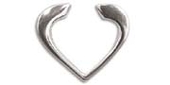 Sterling Silver Bead Frame for 12mm bead-findings-Beadthemup