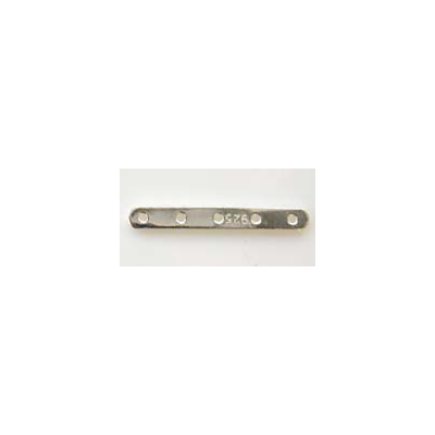 LAST ONES Sterling Silver spacer 5 Row 4mm spacing 4 pack