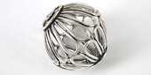 Sterling Silver Plate Copper 35mm open loop round Bead-beads-Beadthemup