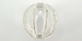 Sterling Silver Bead Round 15mm 8 fin 1 pack-findings-Beadthemup