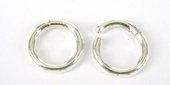 Sterling Silver Clasp ring opening 21mm-findings-Beadthemup