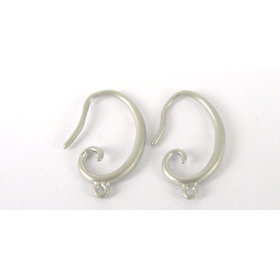 Sterling Silver Plt Sheppard 16mm pair