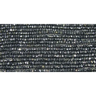 Spinel Coated 4x3mm Faceted Rondel beads per strand 100