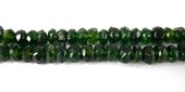 Tourmaline Chrome 3x2mm Faceted roundel beads per strand 155-tourmaline-Beadthemup