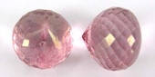 Pink Quartz Onion approx 15mm Bead-beads incl pearls-Beadthemup