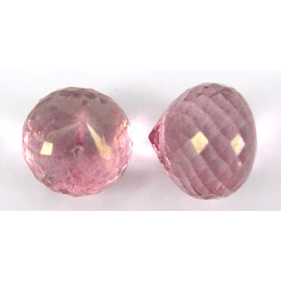 Pink Quartz Onion approx 15mm Bead