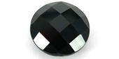 Onyx 16mm Faceted flat round EACH bead-beads incl pearls-Beadthemup