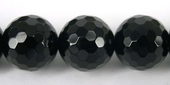 Onyx Round Faceted 14mm beads per strand 28 Beads-beads incl pearls-Beadthemup