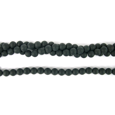 Onyx Matt Round Polished 8mm beads per strand 49