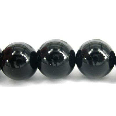 Onyx Round Polished 6mm beads per strand  65Beads