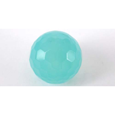Chalcedony 14mm Faceted Round EACH bead