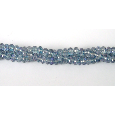 Mystic Quatz Faceted rondel 6x4mm EACH BEAD