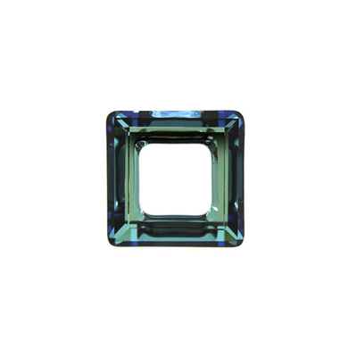 Swarovski 4439 20mm Cosmic Square Bermuda Blu