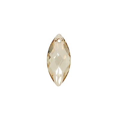 Swarovski 6110 Navette 30x14mm Crysl Gold Shadew