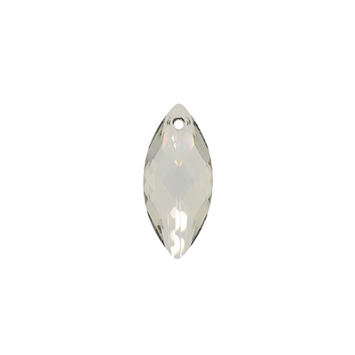 Swarovski 6110 Navette 30x14mm Crystal Silver Sh