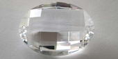 Swarovski Oval 30mm Crystal Pend 1 HOLE-swarovski® elements-Beadthemup