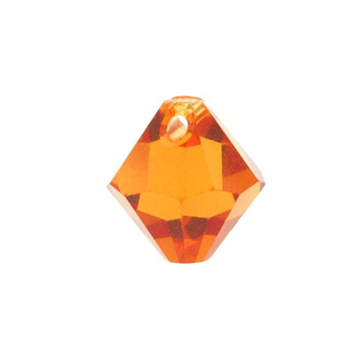 Swarovski 6301 Bicone Pendant  6mm Topaz 10 pack