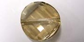 Swarovski 5621 Twist 18mm Crystal Golden Shad-swarovski® elements-Beadthemup