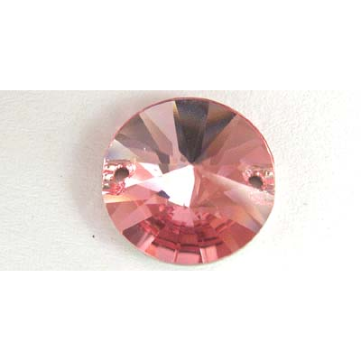 Swarovski 3200 Rivoli 14mm Light Rose Foild 4