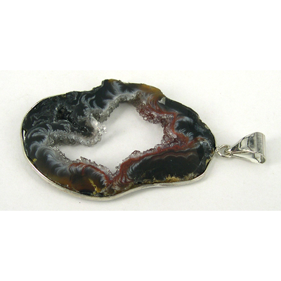 Agate Druzy Geode slice/Base Pendant 50-70m