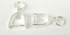 Sterling Silver Bail Briolette/Pinch Large 3pack-findings-Beadthemup