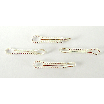 Sterling Silver Connector bar 15mm 4 pack