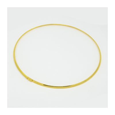 3mm 42cm Collar Gold Colour