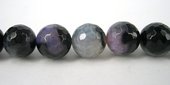 Agate Dyed Round Faceted 10mm M.Col/40Beads-beads incl pearls-Beadthemup