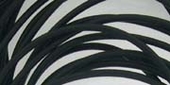 Rubber Tubing 2mm w/hole 4.5M-rubber-Beadthemup