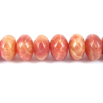 Rhodonite Dyed Polished Rondel 18x12mm/35