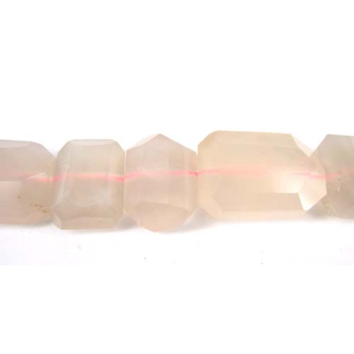 Pink Chalcedony  irregular Faceted Nugget