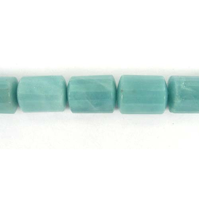 Amazonite 11x14mm Faceted Barrel/28 Beads