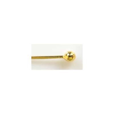 14k Gold Filled 0.5x38mm ball Headpin 10 pack