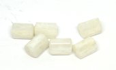 Moonstone 10x14mm Faceted Tri Tube EACH BEAD-beads incl pearls-Beadthemup