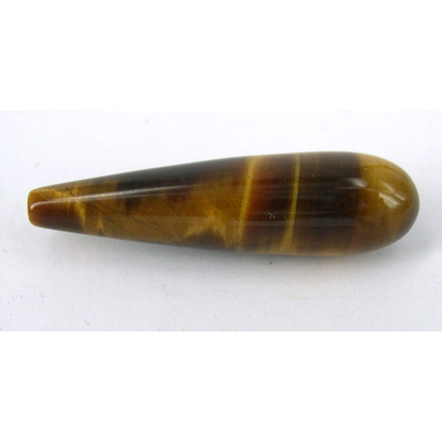 Tiger Eye 9x30mm T/Drill Briolette PAIR