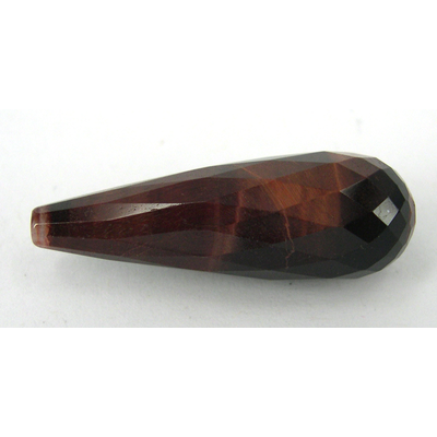 Tiger Eye RED 8x30mm T/drill Briolette pair