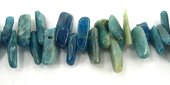 Apatite Chip t/drill approx.12mm beads per strand 134-beads incl pearls-Beadthemup