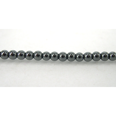 Hematite round Polished 2mm beads per strand 200Beads