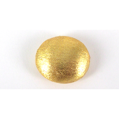Gold Plate Copper 14x16 mm Oval Beads 4 pack