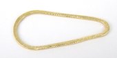 Gold Plate Copper 22x48 mm Connctr 6 pack-findings-Beadthemup