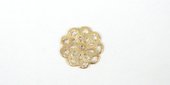 Gold Plate Copper 16 mm Connctr 6 pack-findings-Beadthemup